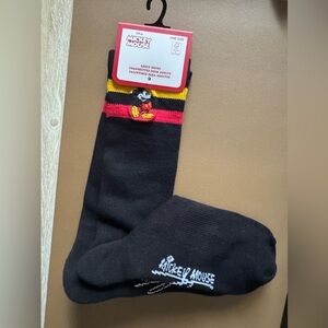 Disney adult Mickey Mouse Black and Red Casual Socks